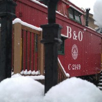 Little Red Caboose- Snow Bound Poetry